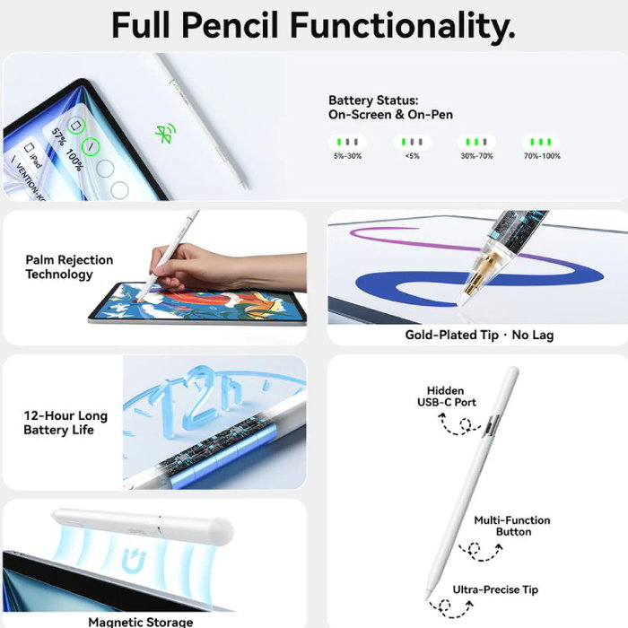 Vention Lápiz Óptico KQNW0 para iPad Blanco